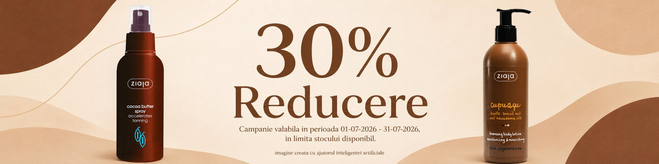 Promotie cu reducere 30% la Ziaja