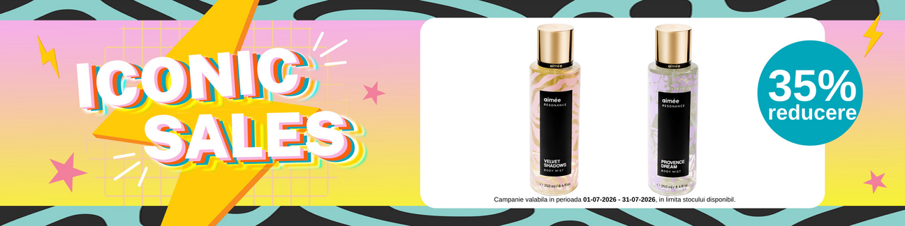 Promotie cu reducere 35% la Aimee - Iconic Sales