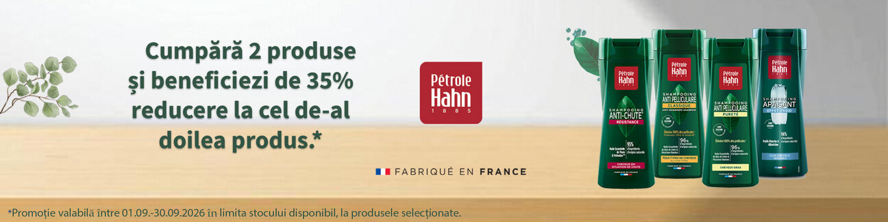 Promotie cu reducere 35% la al doilea Petrole Hahn