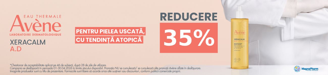 Promotie cu reducere 35% la Avene Xeracalm