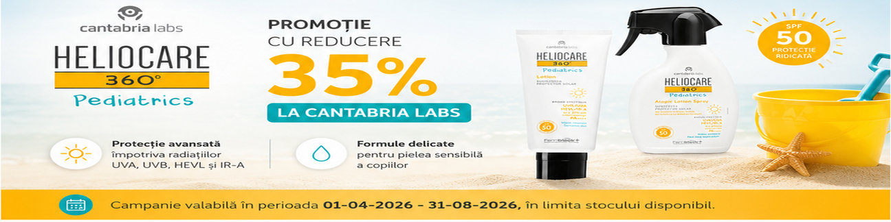 Promotie cu reducere 35% la Cantabria Labs