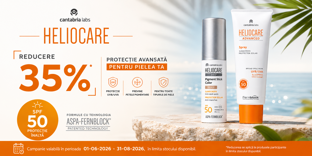 Promotie cu reducere 35% la Cantabria Labs