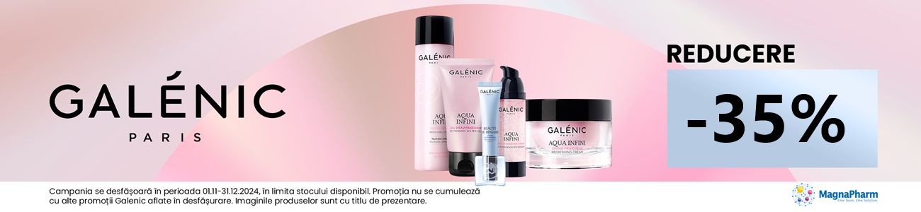 Promotie cu reducere 35% la Galenic