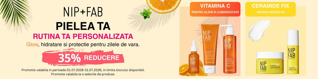Promotie cu reducere 35% la Nip+Fab