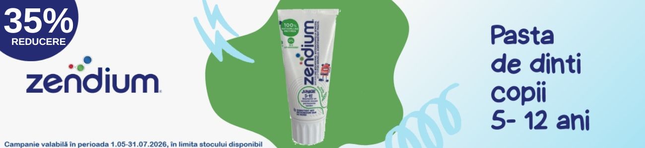Promotie cu reducere 35% la Zendium