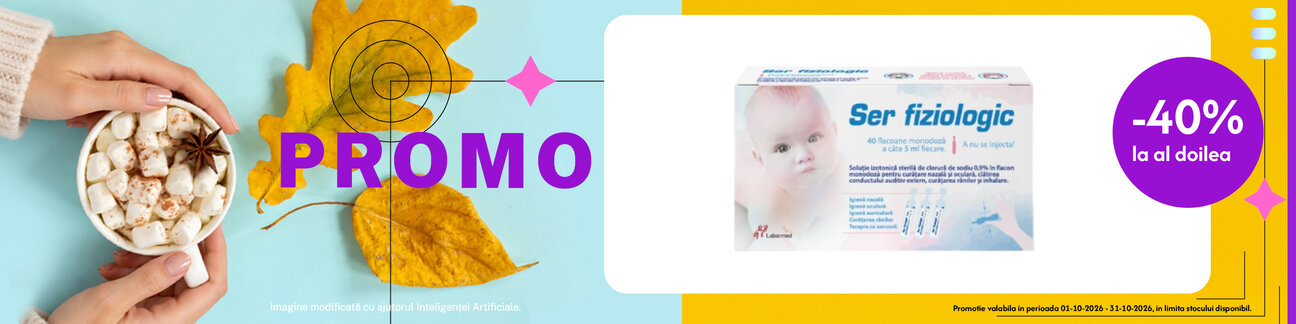 Promotie cu reducere 40% la al doilea produs identic Labormed