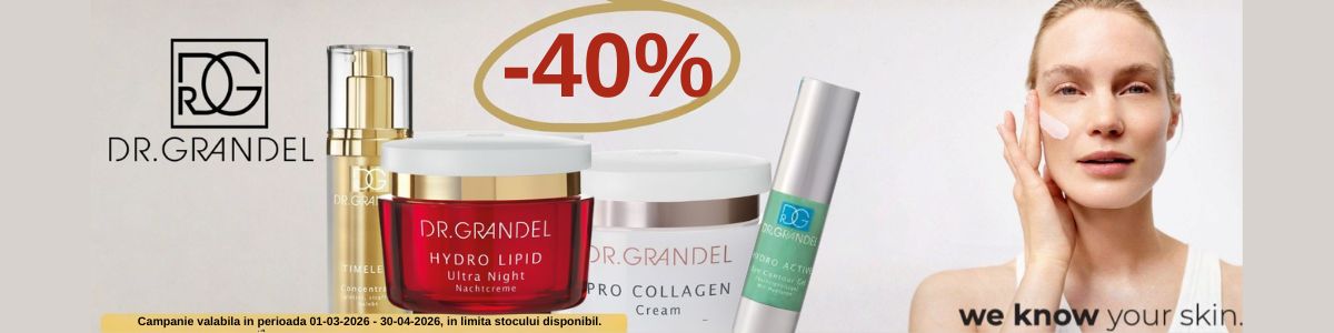 Promotie cu reducere 40% la Dr Grandel
