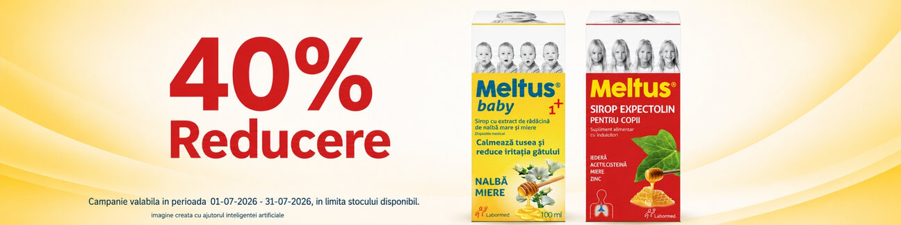 Promotie cu reducere 40% la Meltus
