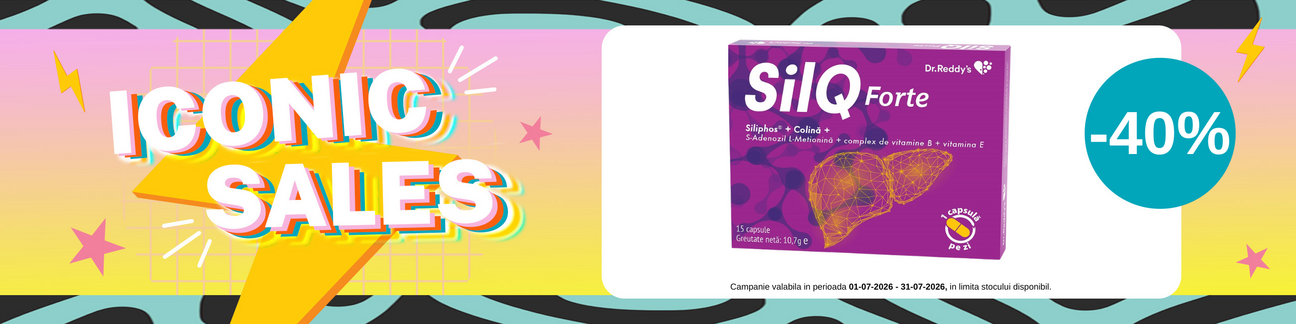 Promotie cu reducere 40% la SilQ Forte - Iconic Sales