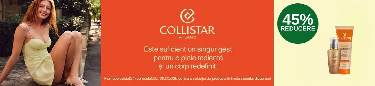 Promotie cu reducere 45% la Collistar
