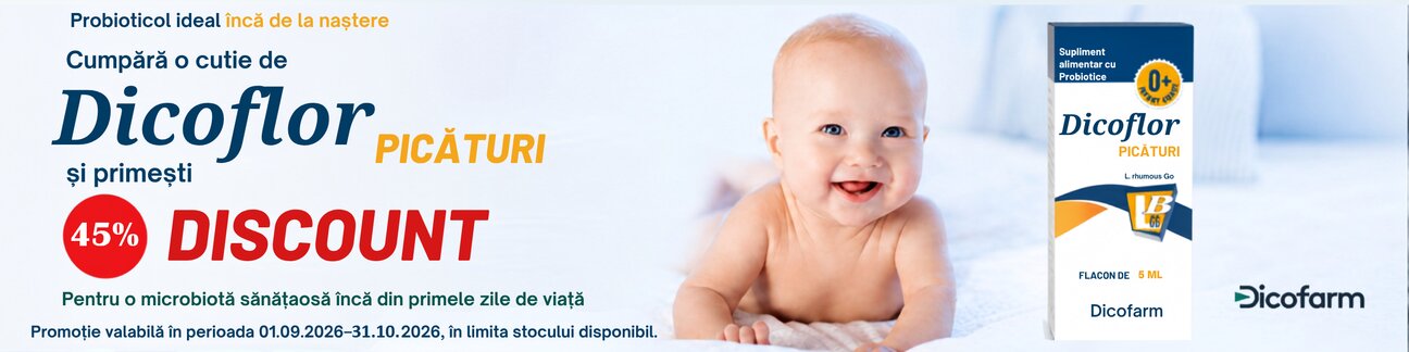 Promotie cu reducere 45% la Dicofarm