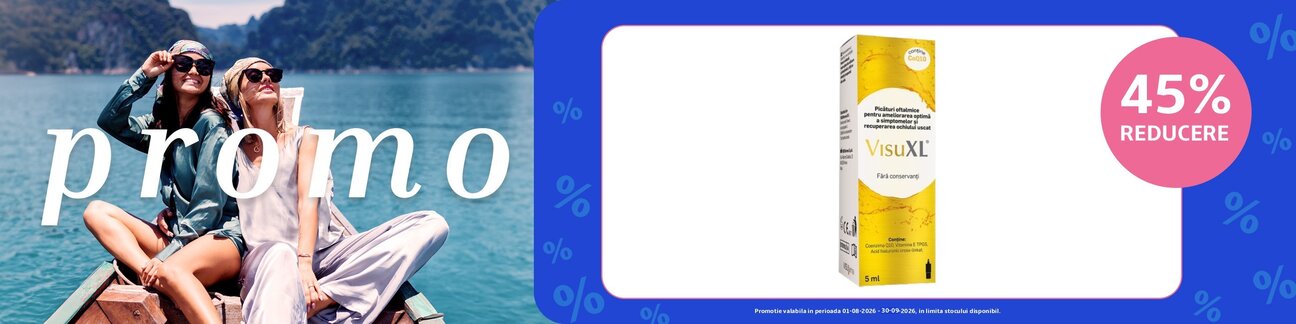 Promotie cu reducere 45% la Visupharma
