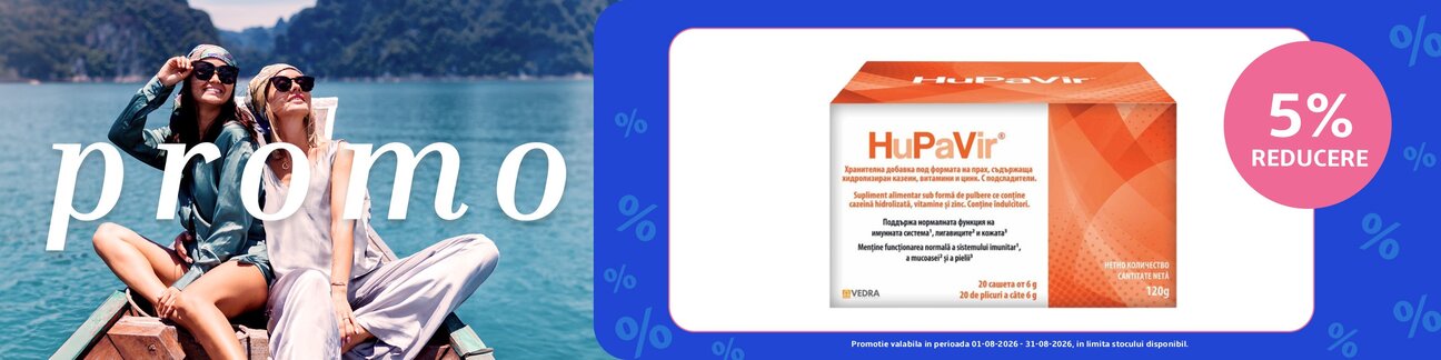 Promotie cu reducere 5% la Hupavir Vedra