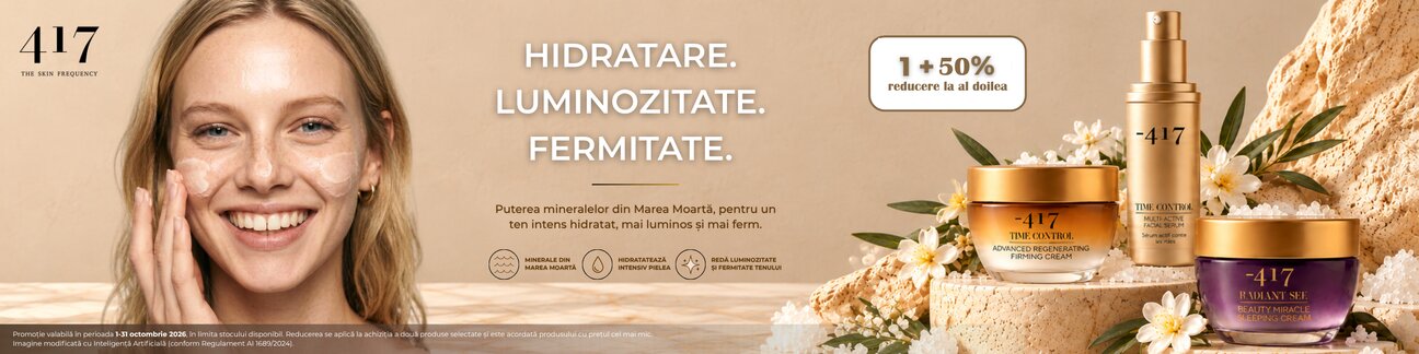 Promotie cu reducere 50% la al doilea produs Minus 417
