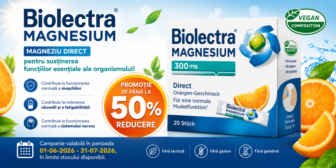 Promotie cu reducere 50% la Hermes Arzneimittel - Biolectra