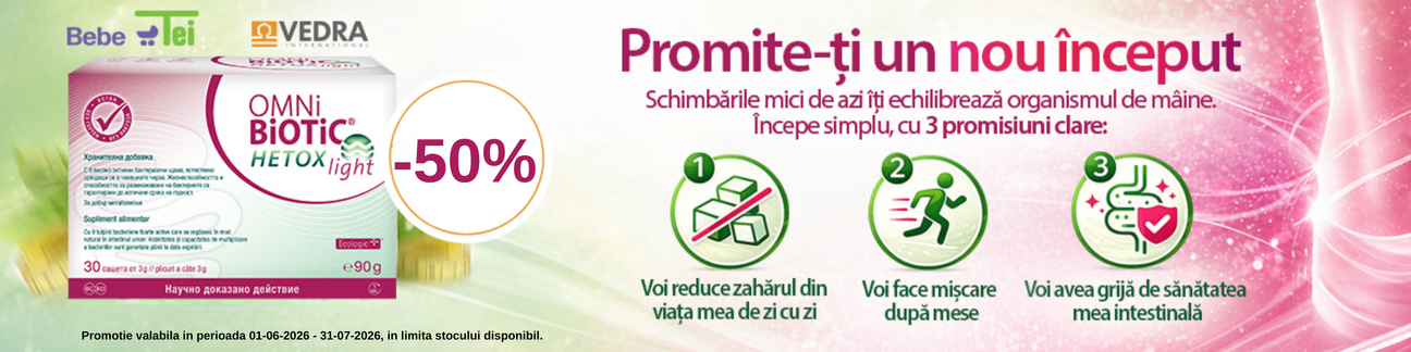 Promotie cu reducere 50% la Institut Allergosan -  Omnibiotic Hetox