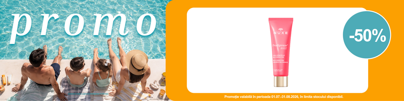 Promotie cu reducere 50% la Nuxe