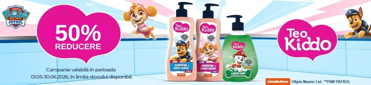 Promotie cu reducere 50% la Teo Kiddo
