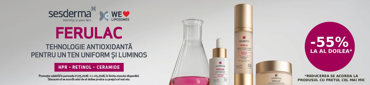 Promotie cu reducere 55% la al doilea produs Sesderma Ferulac