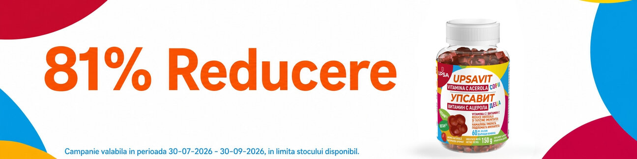 Promotie cu reducere 81% la Upsavit