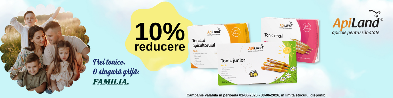 Promotie cu reducere de 10% la Apiland