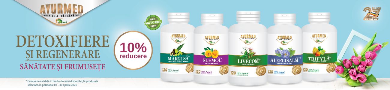 Promotie cu reducere de 10% la Ayurmed