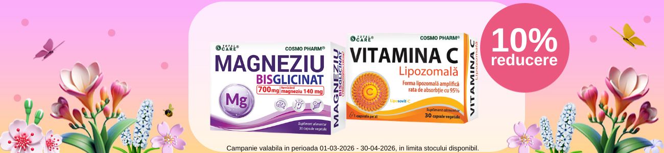Promotie cu reducere de 10% la Cosmopharm