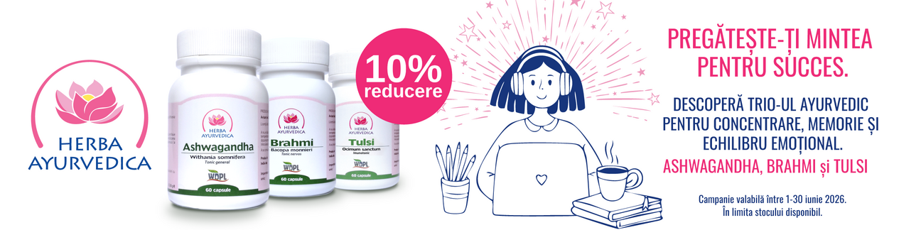Promotie cu reducere de 10% la Herba Ayurvedica