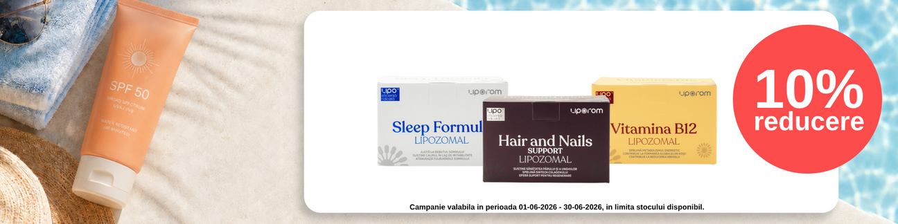 Promotie cu reducere de 10% la Liporom