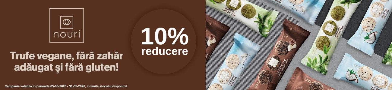 Promotie cu reducere de 10% la Nouri
