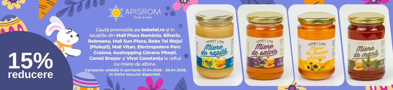 Promotie cu reducere de 15% la Apisrom