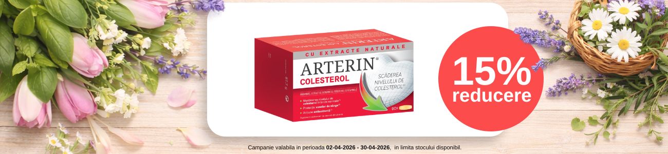 Promotie cu reducere de 15% la Arterin