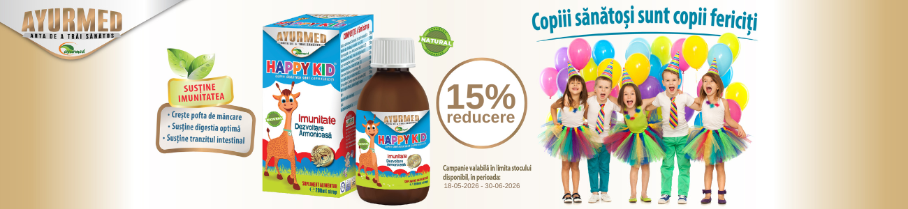 Promotie cu reducere de 15% la Ayurmed