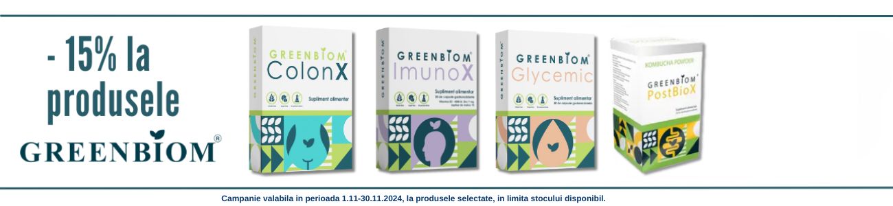 Promotie cu reducere de 15% la Greenbiom