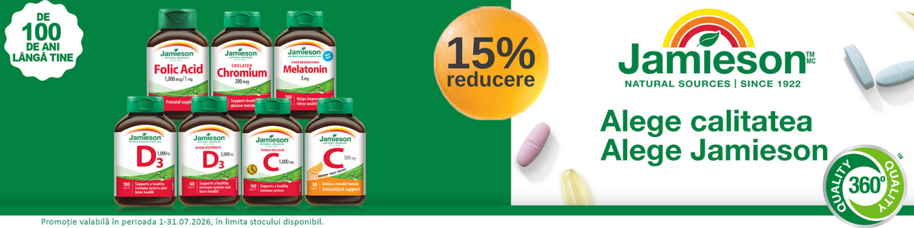 Promotie cu reducere de 15% la Jamieson