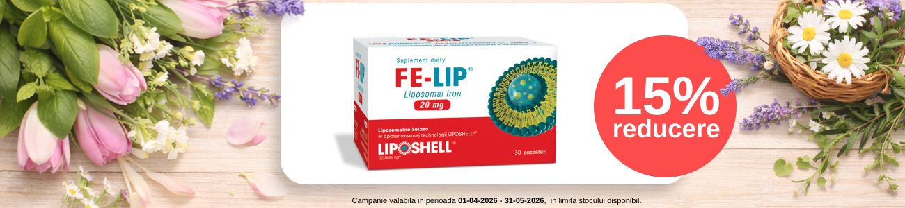 Promotie cu reducere de 15% la Liporom si Liposhell