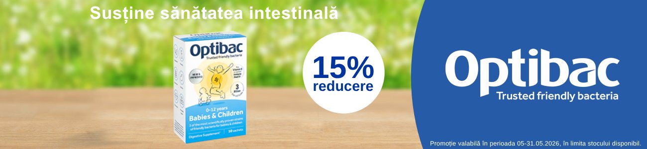 Promotie cu reducere de 15% la Optibac