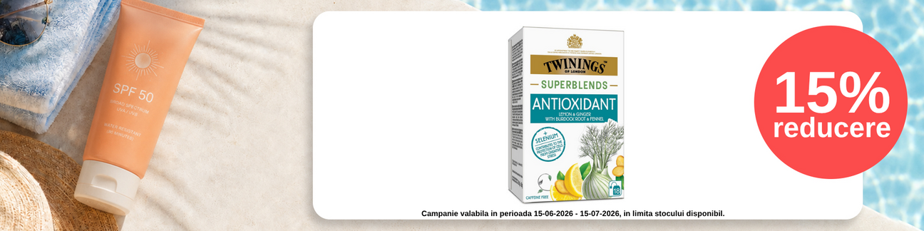 Promotie cu reducere de 15% la Twinings