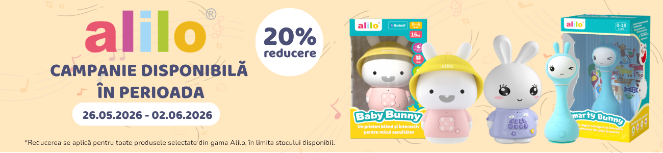 Promotie cu reducere de 20% la Alilo