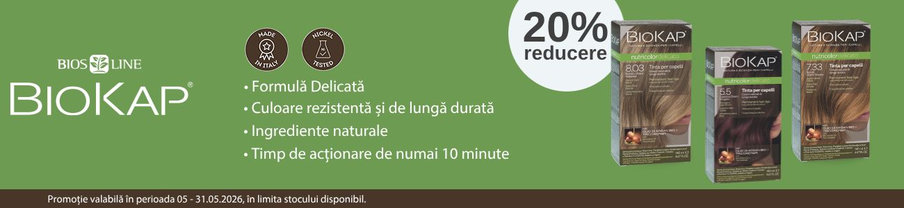 Promotie cu reducere de 20% la Biokap Nutricolor