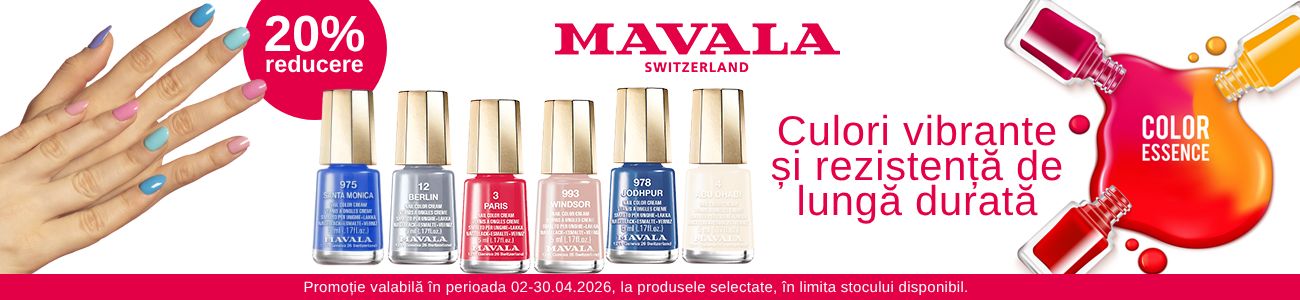 Promotie cu reducere de 20% la Mavala