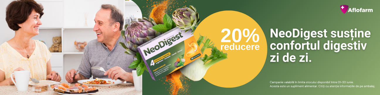 Promotie cu reducere de 20% la Neodigest