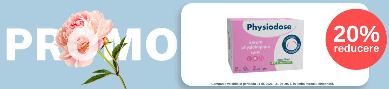 Promotie cu reducere de 20% la Physiodose