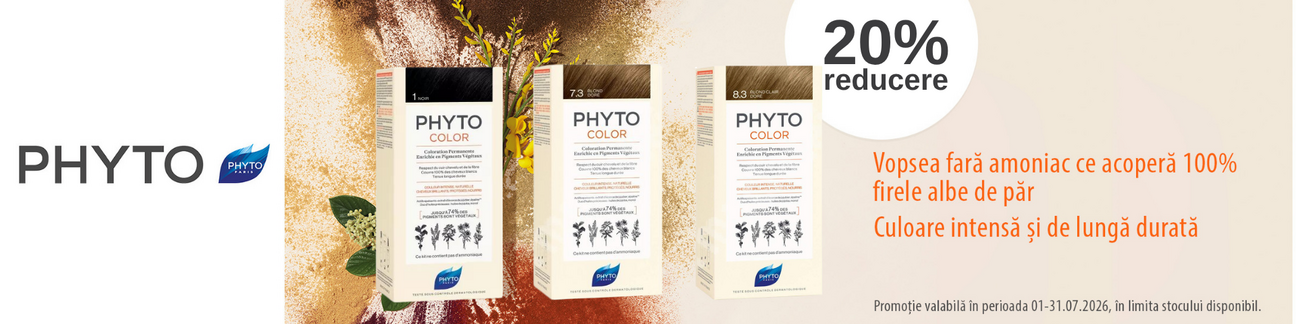 Promotie cu reducere de 20% la Phytocolor