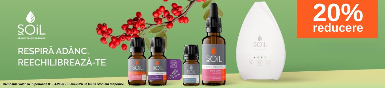 Promotie cu reducere de 20% la Soil
