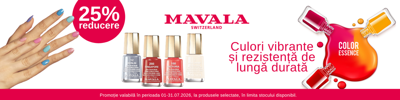 Promotie cu reducere de 25% la Mavala