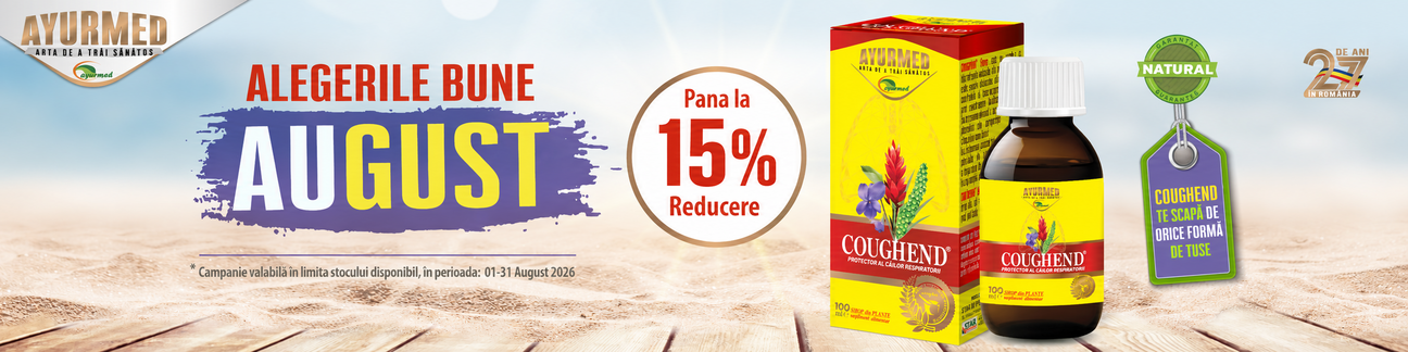 Promotie cu reducere de pana la 15% la Ayurmed