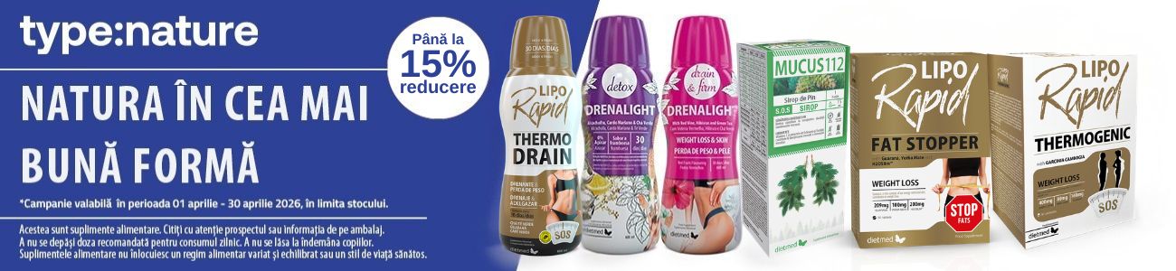 Promotie cu reducere de pana la 15% la Dietmed si Naturmil