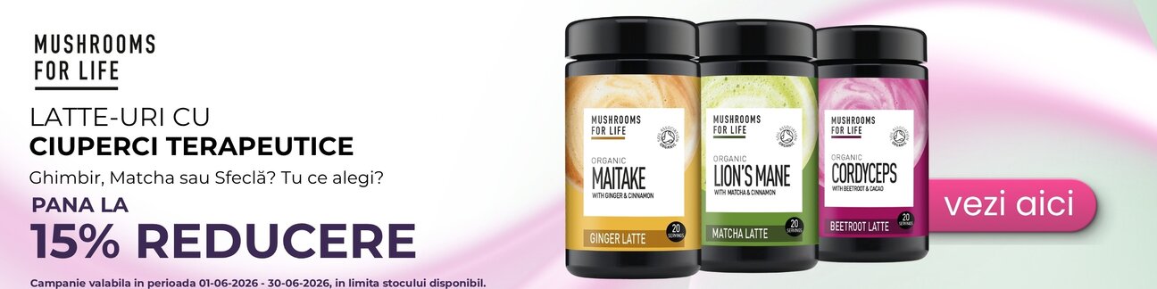 Promotie cu reducere de pana la 15% la Mushrooms For Life