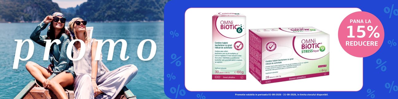 Promotie cu reducere de pana la 15% la Omnibiotic